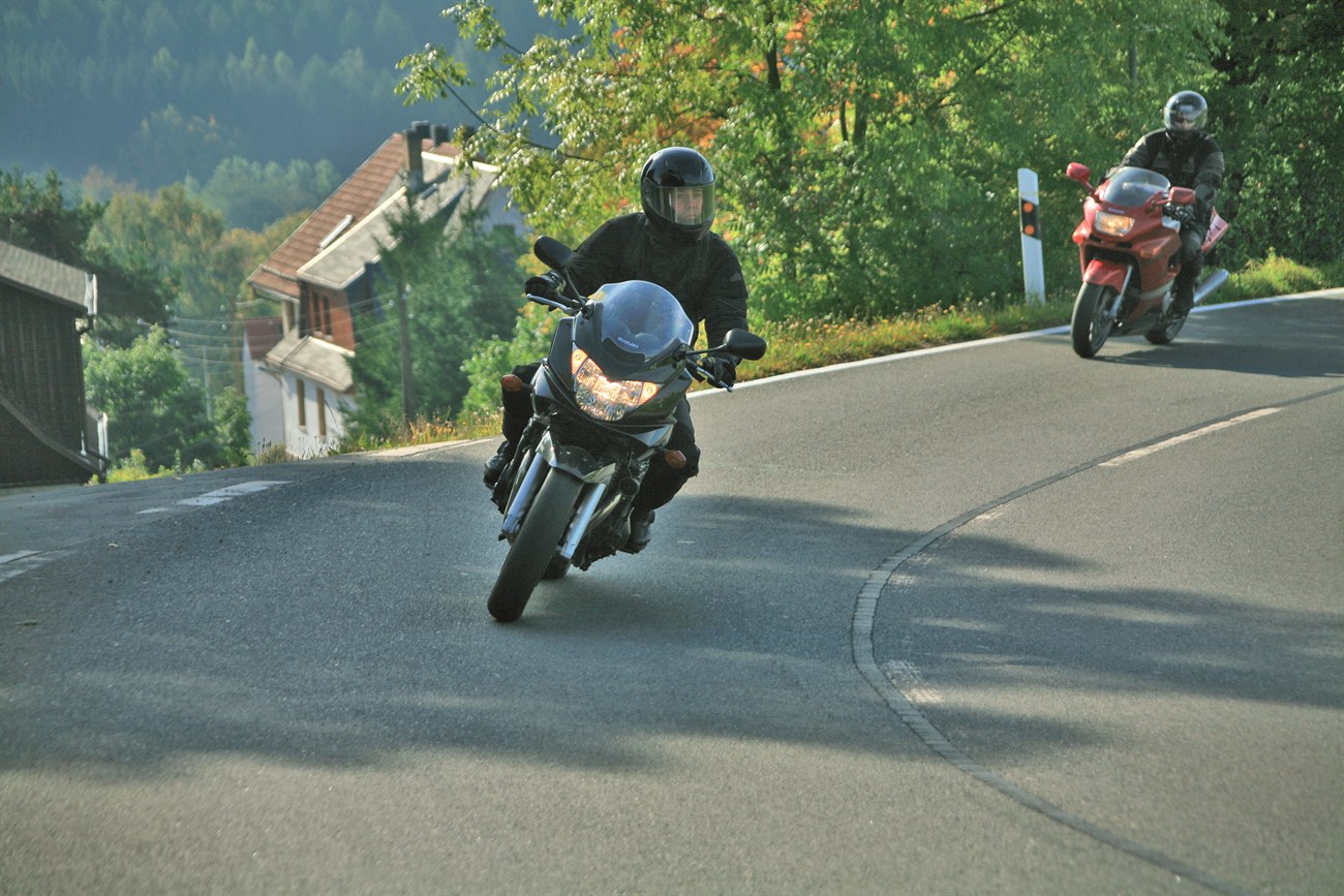 Motorradfahren in der Rhön