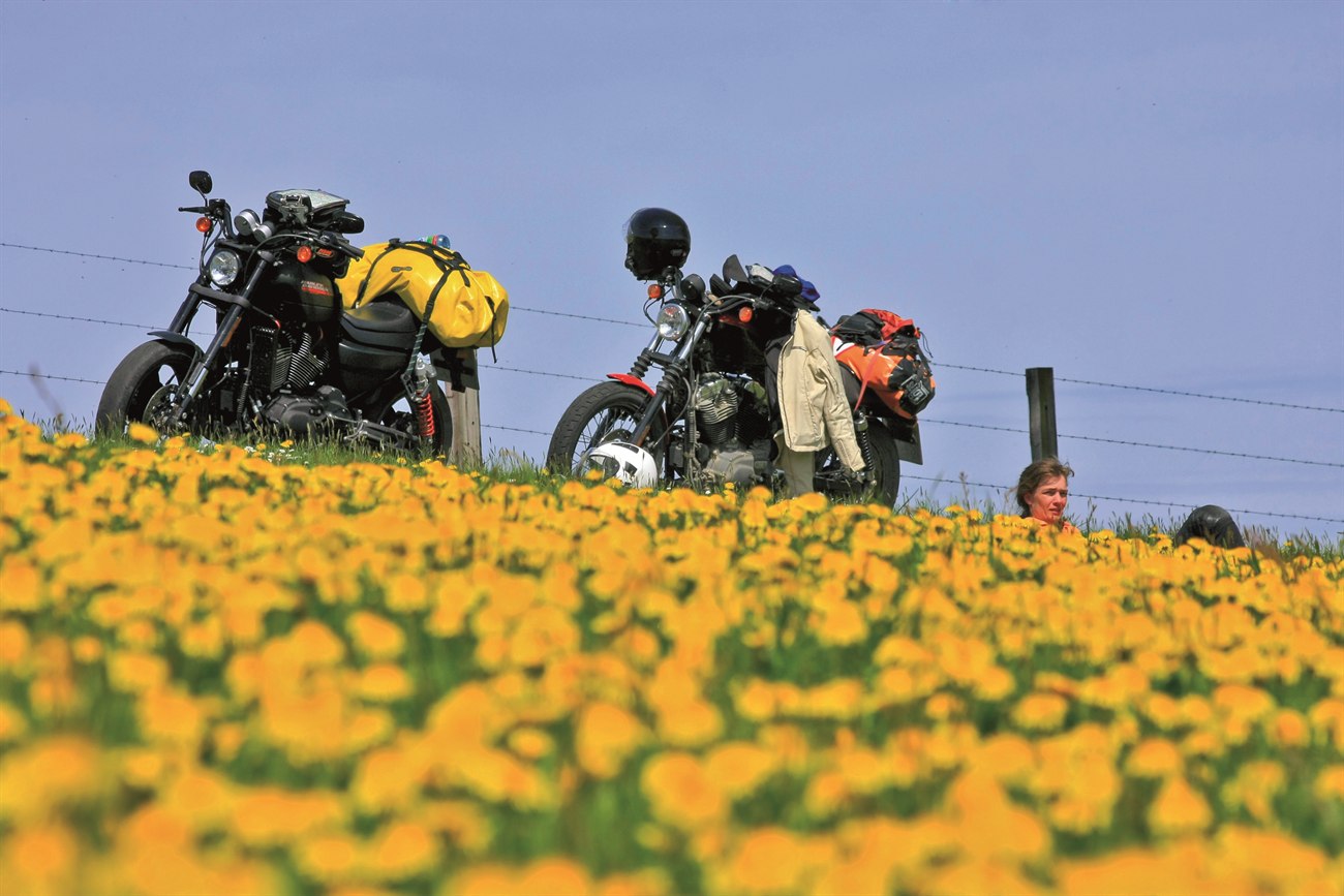 Motorradfahren in der Rhön